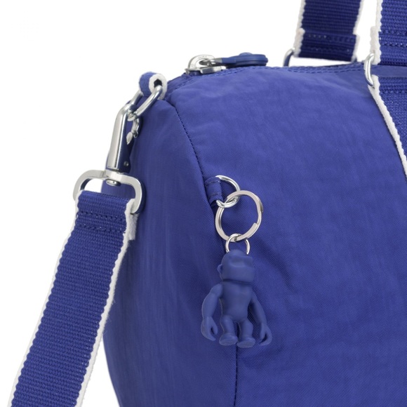 Brand New Kipling Onalo Duffle Bag Laser Blue - Picture 3 of 15